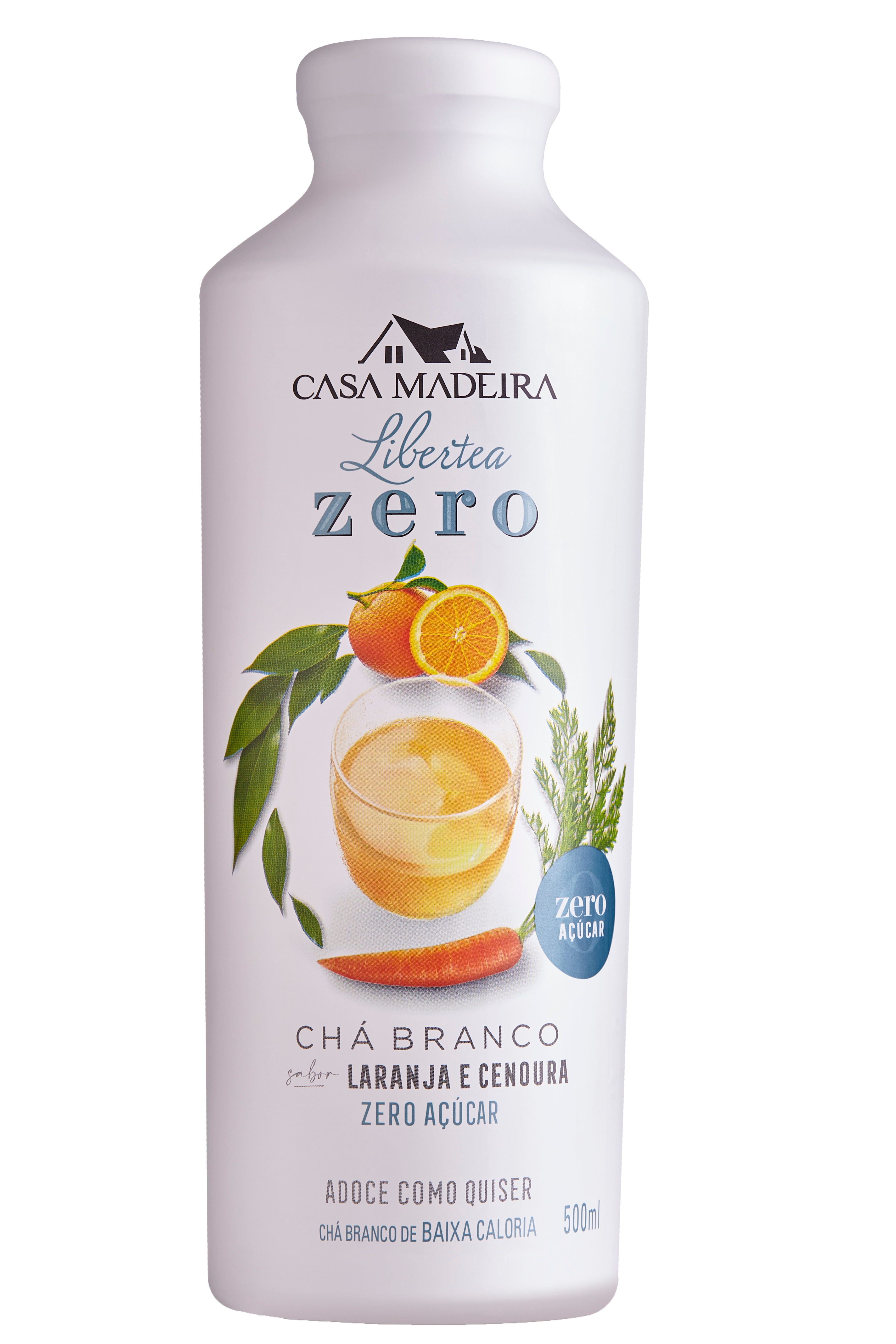 Chá Branco de Laranja com Cenoura Zero Açúcar e Zero Adoçantes